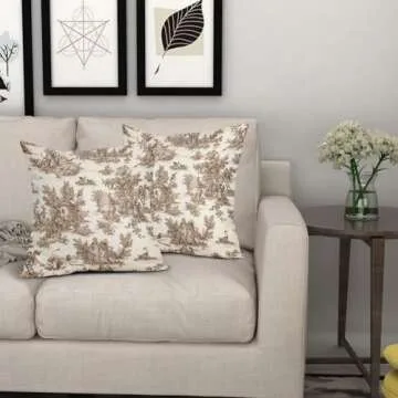 apport French Country Decorative Pillow Covers for Home