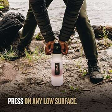 GRAYL GeoPress Water Purifier Bottle for All Adventures