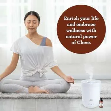 GuruNanda Clove Essential Oil (2 Pack x 0.5 Fl Oz) - 100% Pure, Natural and Undiluted Aromatherapy Oil - Premium Diffuser Oil, Perfect for Massages & DIY Recipes - Helps Support Muscle & Joint Pain