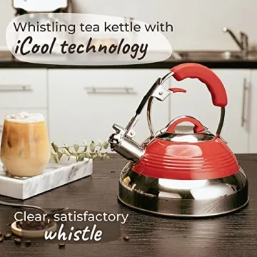 Pykal Retro Whistling Tea Kettle - Stylish & Safe Kettle