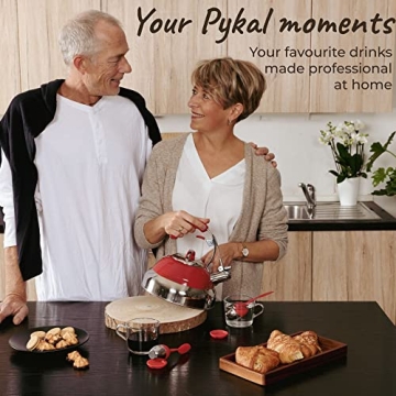 Pykal Retro Whistling Tea Kettle - Stylish & Safe Kettle