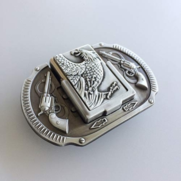 Vintage Style Eagle Guns Belt Buckle For All Occasions