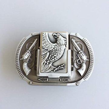 Vintage Style Eagle Guns Belt Buckle For All Occasions