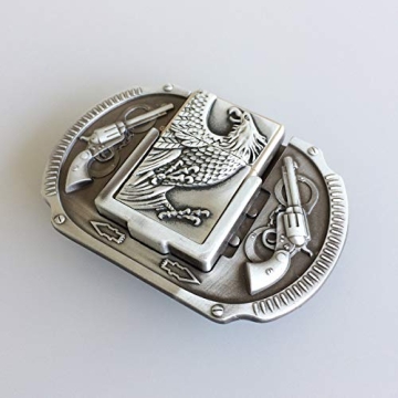 Vintage Style Eagle Guns Belt Buckle For All Occasions