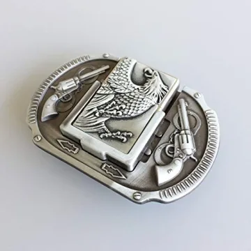Vintage Style Eagle Guns Belt Buckle For All Occasions