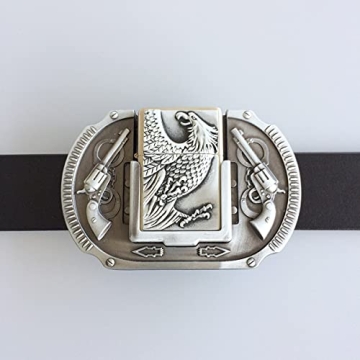 Vintage Style Eagle Guns Belt Buckle For All Occasions