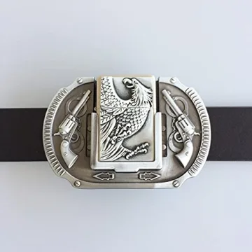 Vintage Style Eagle Guns Belt Buckle For All Occasions