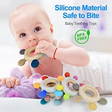 Arudyo Teething Toys Silicone Rudder for Babies