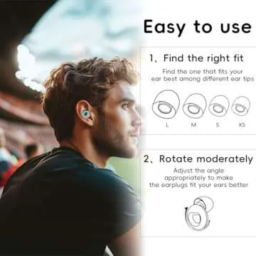 Comfortable Noise Reduction Ear Plugs for Peaceful Sleep