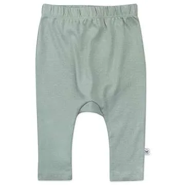 Honest Baby unisex baby Cuff-less Multi-pack Honest Organic Cotton Cuff Less Harem Pants Multi Pack 3 Pack Morning Mountains 6 9 Mont, Mountains, 6-9 Months US