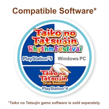 HORI Taiko No Tatsujin Drum Controller for PS5, PS4, PC
