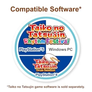 HORI Taiko No Tatsujin Drum Controller for PS5, PS4, PC