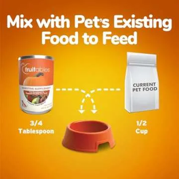 Fruitables Pumpkin Digestive Supplement for Pets – 15 Ounces