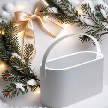 AMYESE Travel Makeup Box with LED Mirror for Women