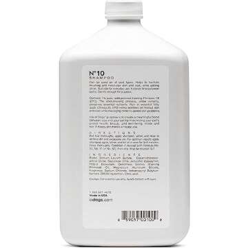 Isle of Dogs Coature No. 10 Evening Primrose Oil Dog Shampoo for Dry and Sensitive Skin, 1-Liter