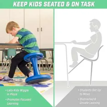 GoSports Wobble Chair for Kids - Active Learning Stool