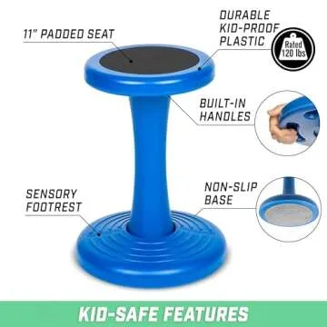 GoSports Wobble Chair for Kids - Active Learning Stool