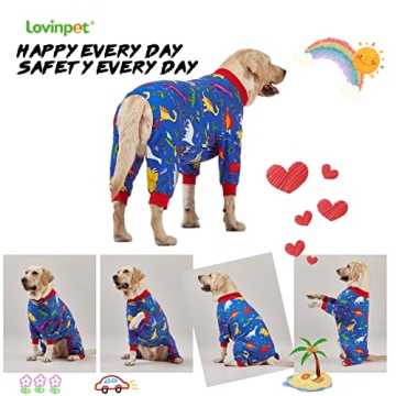 LovinPet Large Dog Onesies for Post Surgery Recovery