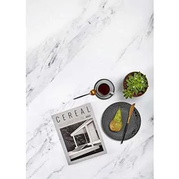 Vinyl Photography Backdrop 3-Pack for Product, Flat Lay & Food Photography - Arctic Marble, Warm Oak & Weatherboard - 2 x 3ft / 60 x 90cm