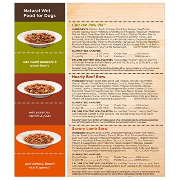Nutrish Rachael Ray Wet Dog Food Variety Pack - 6 Tubs