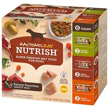 Nutrish Rachael Ray Wet Dog Food Variety Pack - 6 Tubs