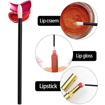 300 Disposable Lip Wands for Effortless Makeup Application