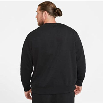 Nike Men's NSW Club Crew, Black/White, Medium