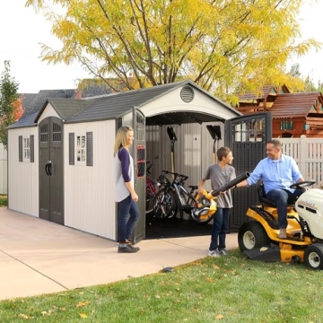 Durable Lifetime 20x8 Ft Outdoor Storage Shed