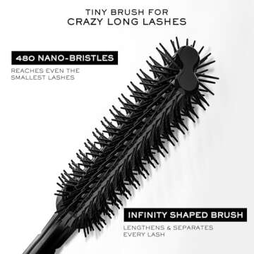 Lancôme Lash Idôle Flutter Extension Lash-Lengthening Mascara - Black Mascara for Instant Lash Extension Look - Clump & Flake Resistant Up To 24H Wear - Black