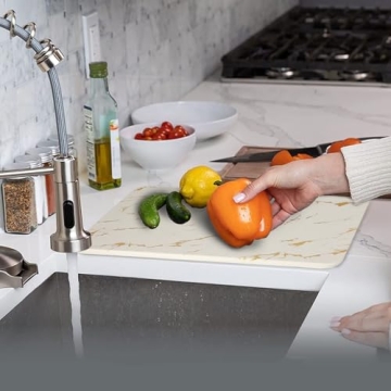 2 Pack Diatomaceous Stone Dish Drying Mats for Dishes