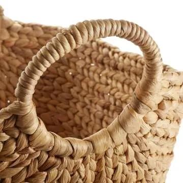 Casafield Woven Water Hyacinth Storage Baskets Set