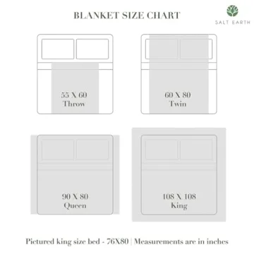 GOTS Certified Organic Cotton Waffle Throw Blanket For All Seasons