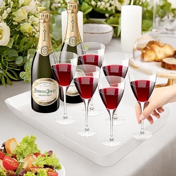 WOWBOX 4 pcs Serving Tray Set for Effortless Entertaining