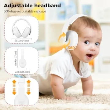 ProCase Baby Ear Muffs Noise Protection for Infants