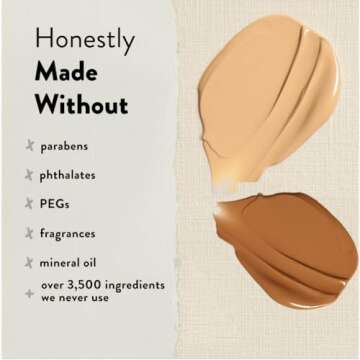 Honest Beauty Honestly Bright Eyes Tinted Eye Cream | Brightens + Diffuses Dark Circles | Hyaluronic Acid + Squalane | EWG Verified, Vegan + Cruelty Free | Sandstone, 0.5 fl oz