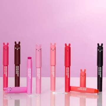 TONYMOLY Bunny Lip Gloss - Hydrating & Colorful Shine