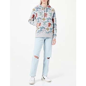 Amazon Essentials Disney | Marvel | Star Wars | Princess Women's Fleece Pullover Hoodie Sweatshirts (Available in Plus Size)