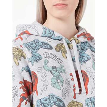 Amazon Essentials Disney | Marvel | Star Wars | Princess Women's Fleece Pullover Hoodie Sweatshirts (Available in Plus Size)