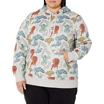 Amazon Essentials Disney | Marvel | Star Wars | Princess Women's Fleece Pullover Hoodie Sweatshirts (Available in Plus Size)