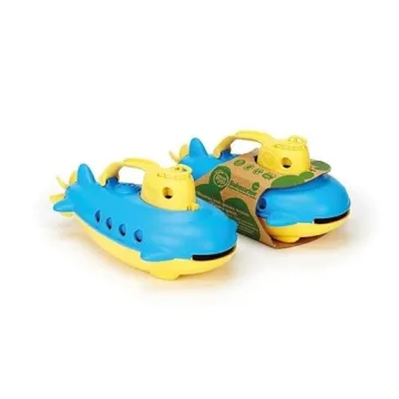 Eco-Friendly Green Toys Submarine Bath Toy for Toddlers
