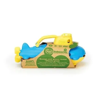 Eco-Friendly Green Toys Submarine Bath Toy for Toddlers