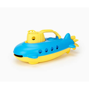 Eco-Friendly Green Toys Submarine Bath Toy for Toddlers