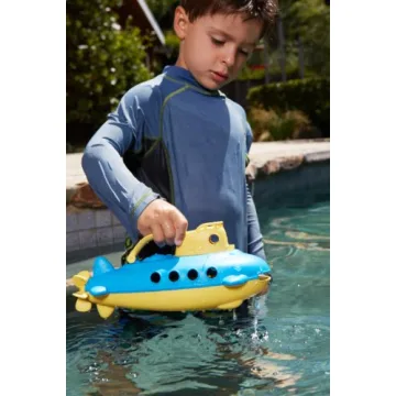 Eco-Friendly Green Toys Submarine Bath Toy for Toddlers