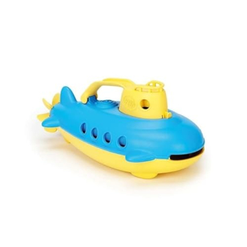 Eco-Friendly Green Toys Submarine Bath Toy for Toddlers
