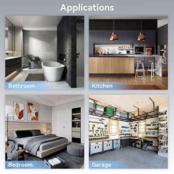 SUPROCKY Ultra Quiet Bathroom Exhaust Fan, Remote Mount In Line Fan 300CFM, Bathroom Exhaust Ventila...