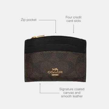 Stylish Coach Signature Shaped Card Case for Everyday Use