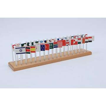 Flags of the World Montessori Geography Learning Toy