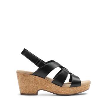 DREAM PAIRS Women's Wedge Sandals - Comfortable Open Toe Platform for Summer