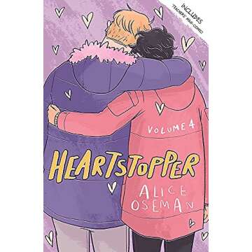 Heartstopper Series Volume 1-4 Books Set By Alice Oseman