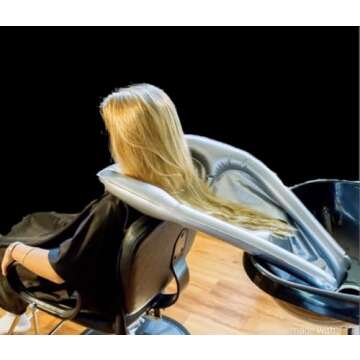 Inflatable Hair Washing Funnel for Shampooing in Any Chair or Basin
